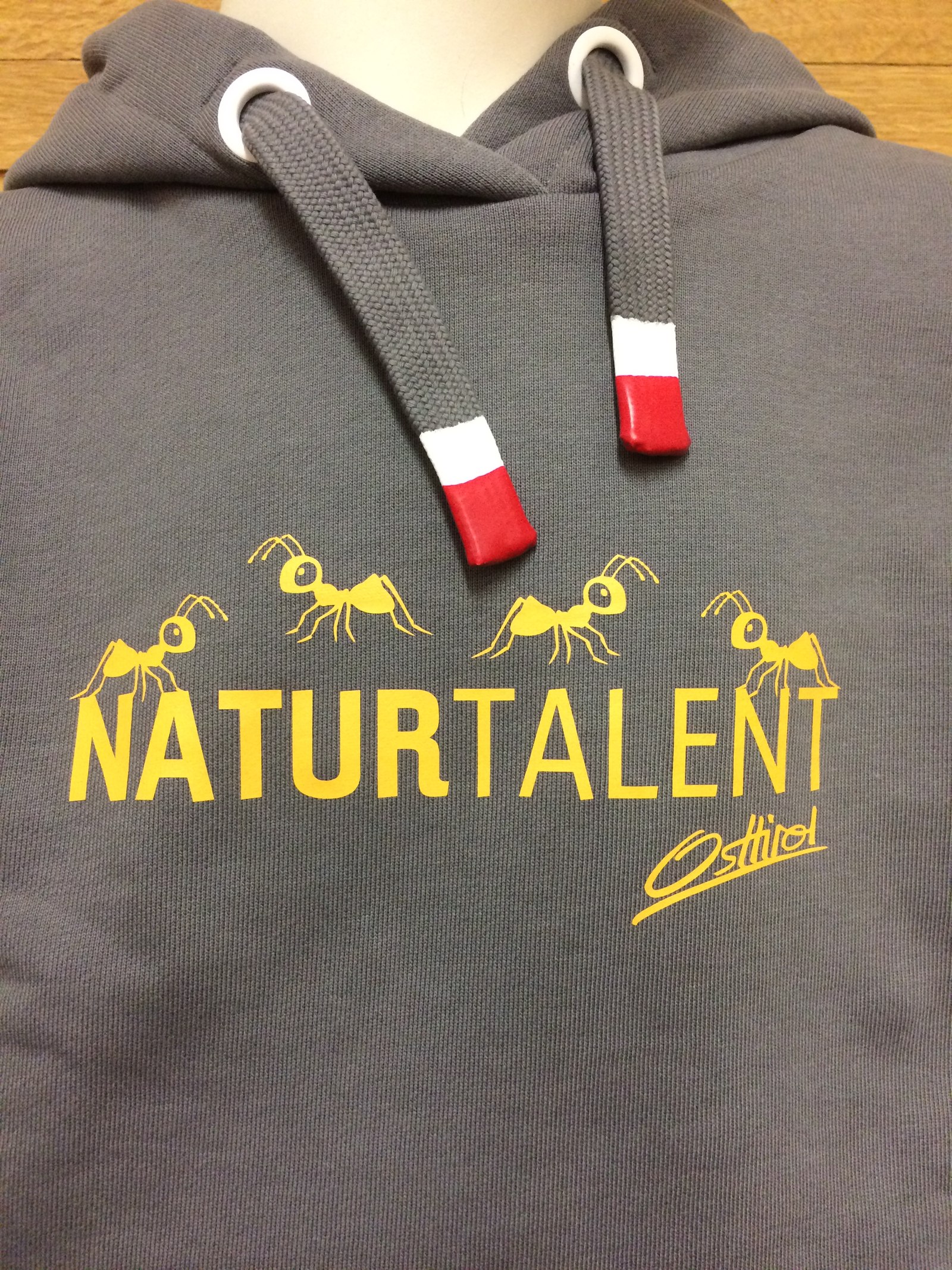 Kinder Hoody "Naturtalent" grau