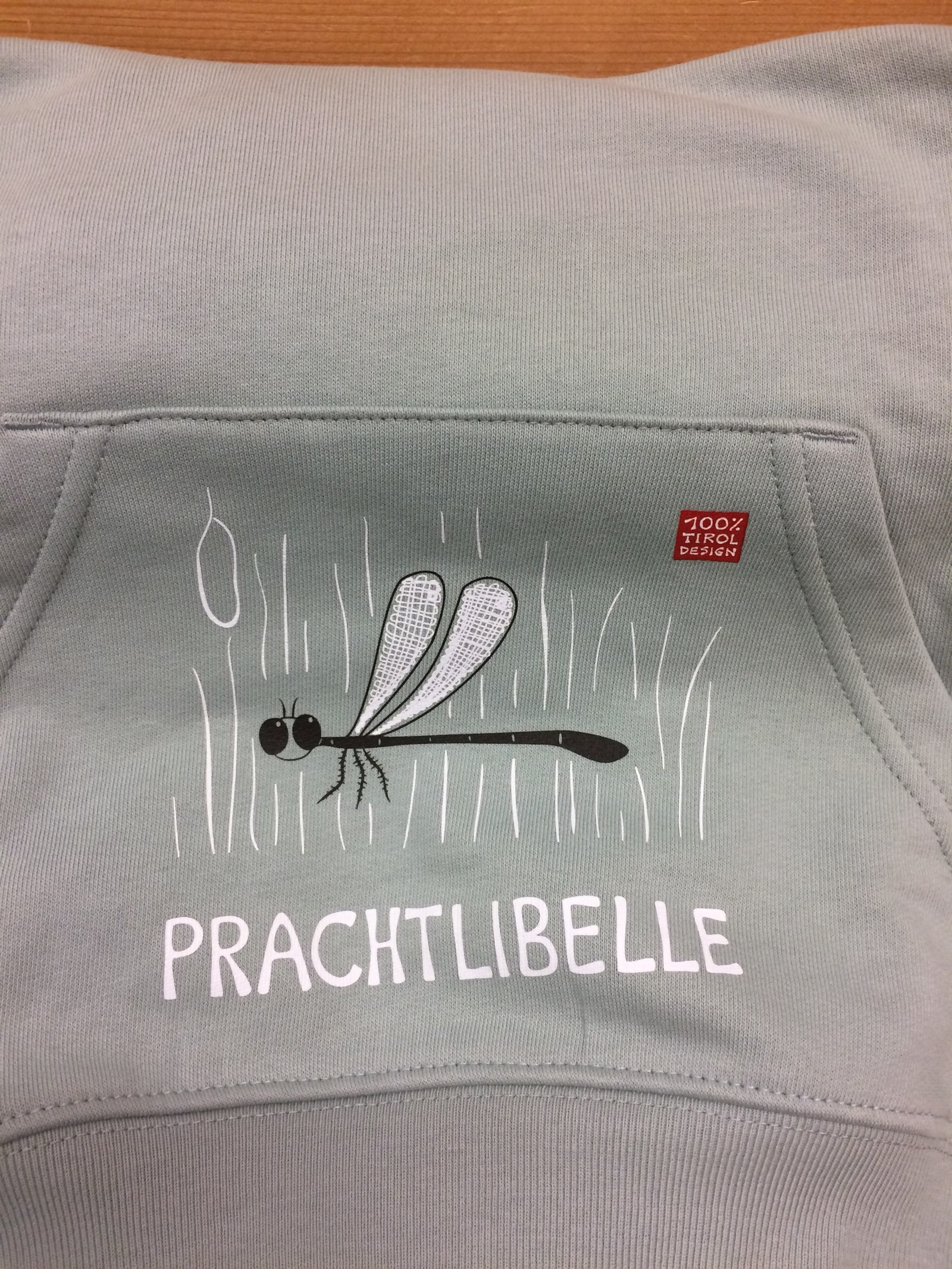 Kinder Hoody "Prachtlibelle" salbei